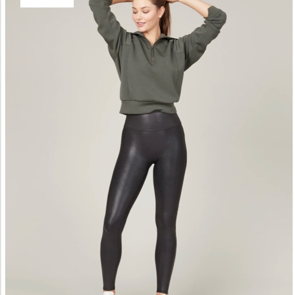 Spanx Faux Leather Legging Black